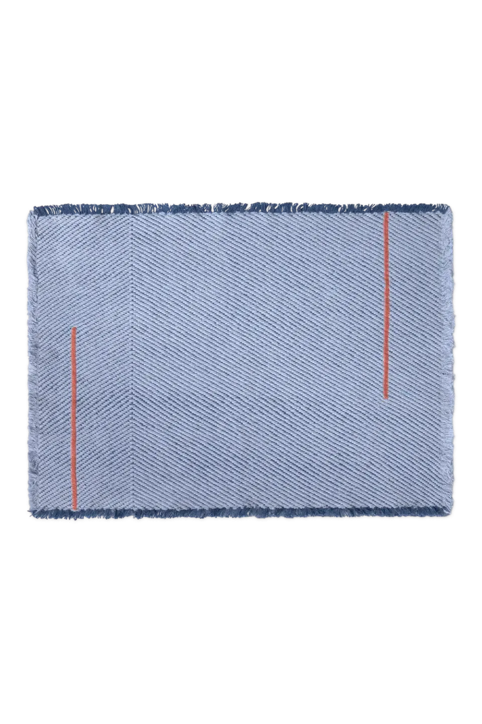 Lorena Canals Vertical Platzsets 38x50 cm Anil Blue 2er Baumwolle