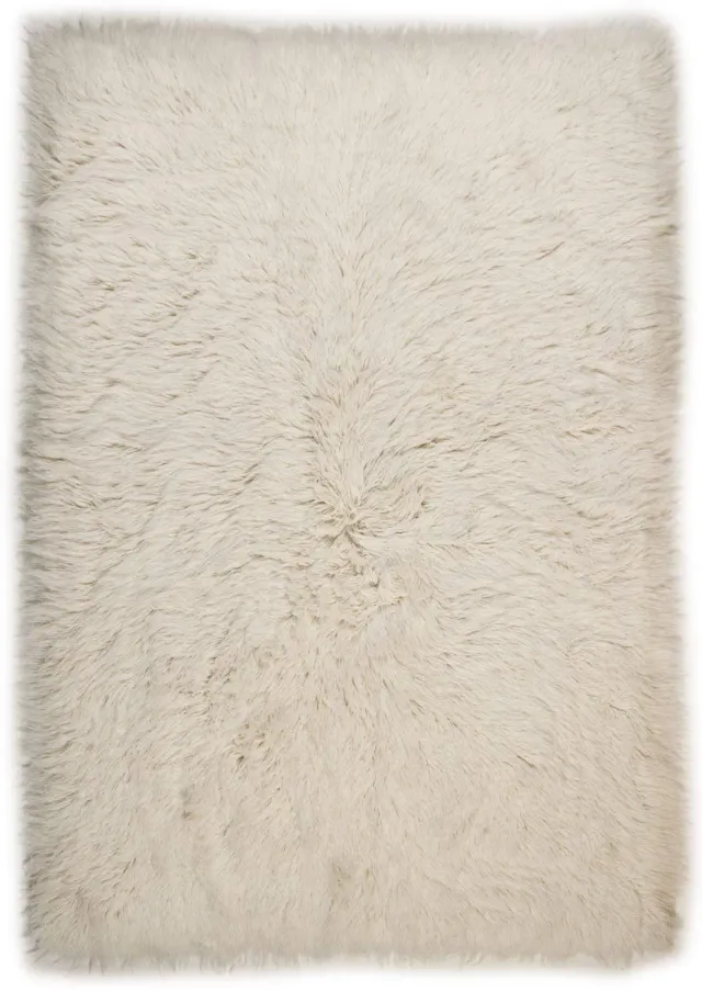 THEKO Flokos 2450 Flokati 60x90cm Natur Schurwolle