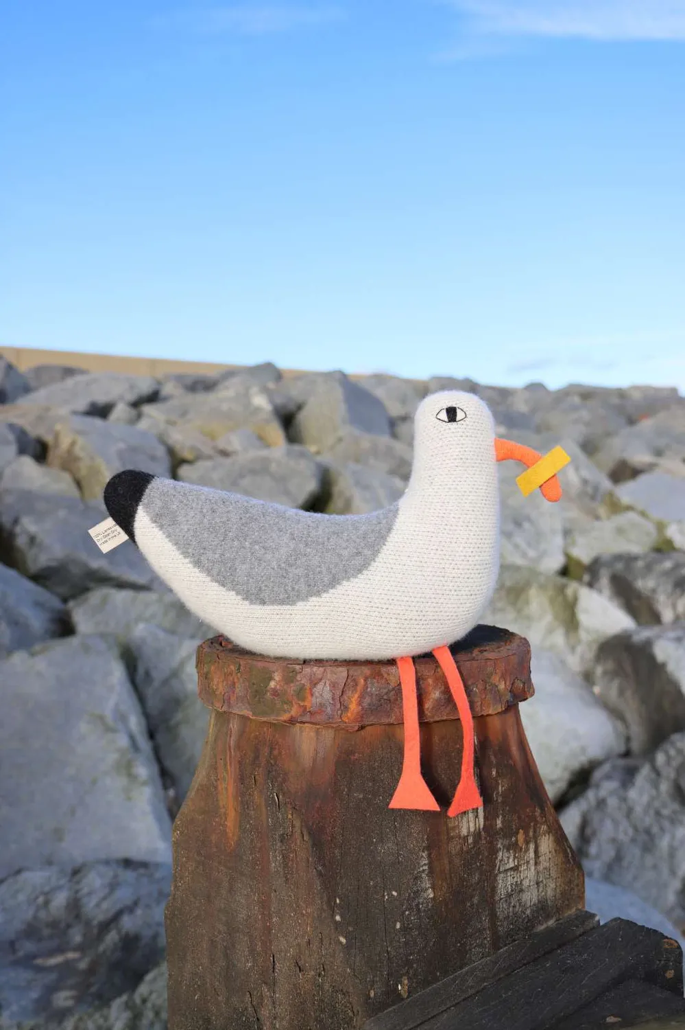 Donna Wilson Salty Seagull Kuscheltier Lammwolle 35cm