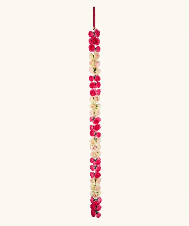 Doing Goods Rosenbouquet Girlande 203cm Rosa-Weiß