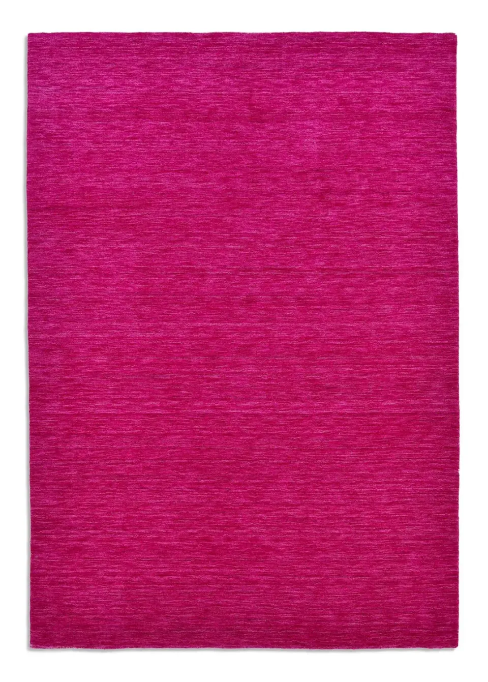THEKO Holi Teppich 40x60 Pink Schurwolle handgewebt modern