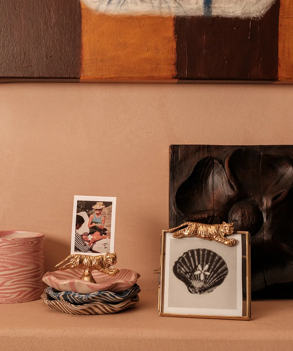 Doing Goods Tyler Tigre Polaroidrahmen Tiger Messing