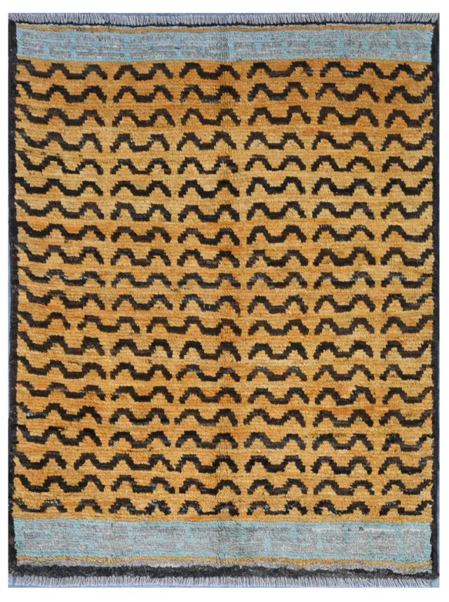 Amini Taimany 8275894 Teppich 102x77cm handgeknüpft