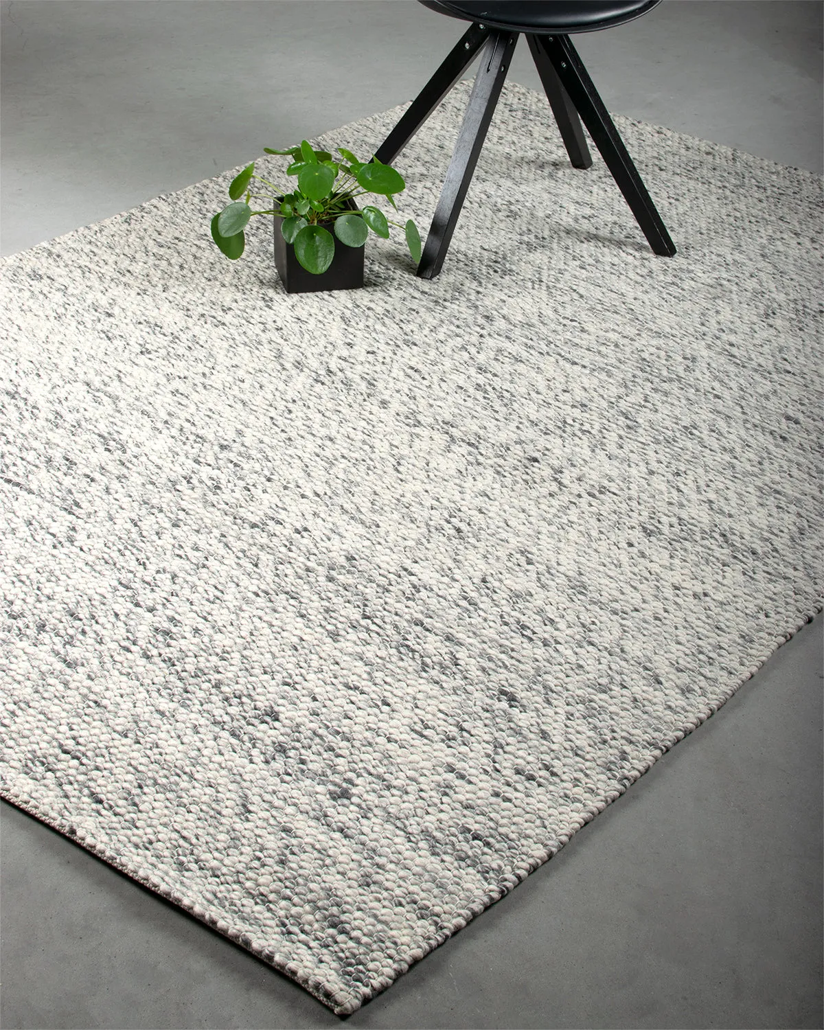 HC Interior Rugs Greenland 3550-065 Teppich Light Grey Wollteppich