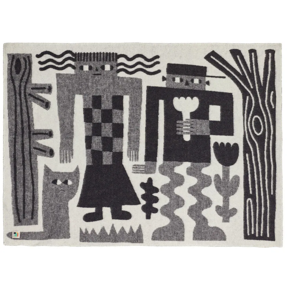 Donna Wilson Me and You Wolldecke 180x130cm Schurwolle