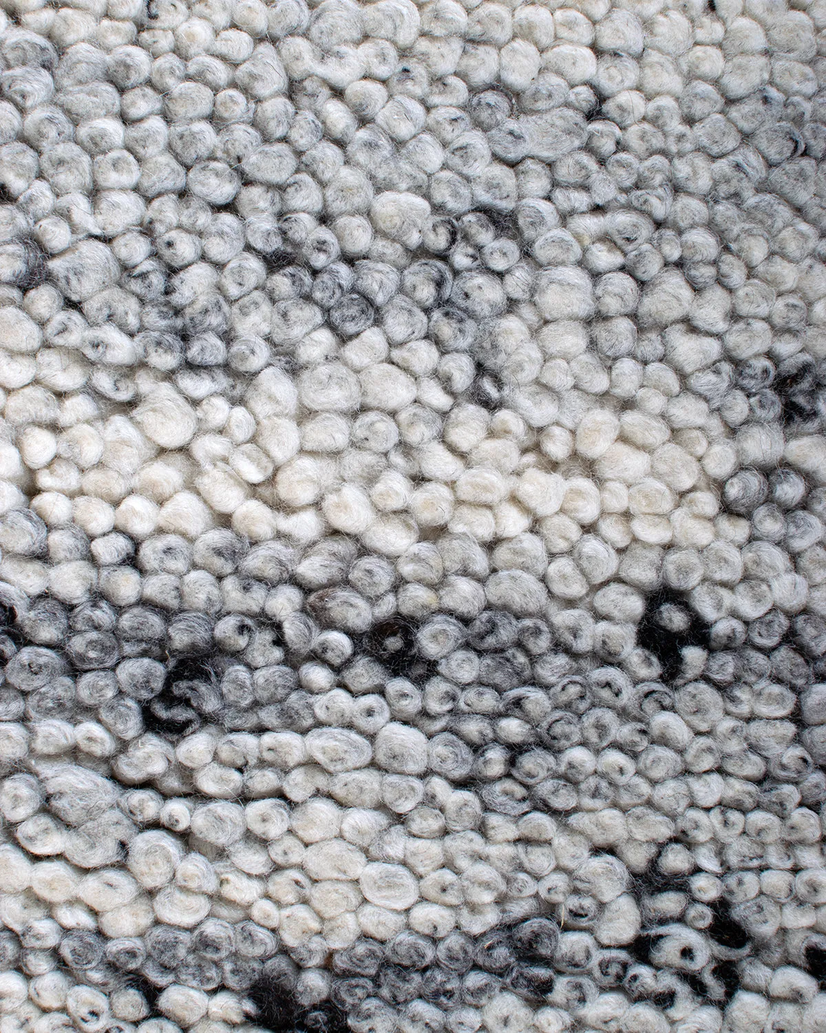HC Interior Rugs York 3140-202 Teppich White Black Wollteppich