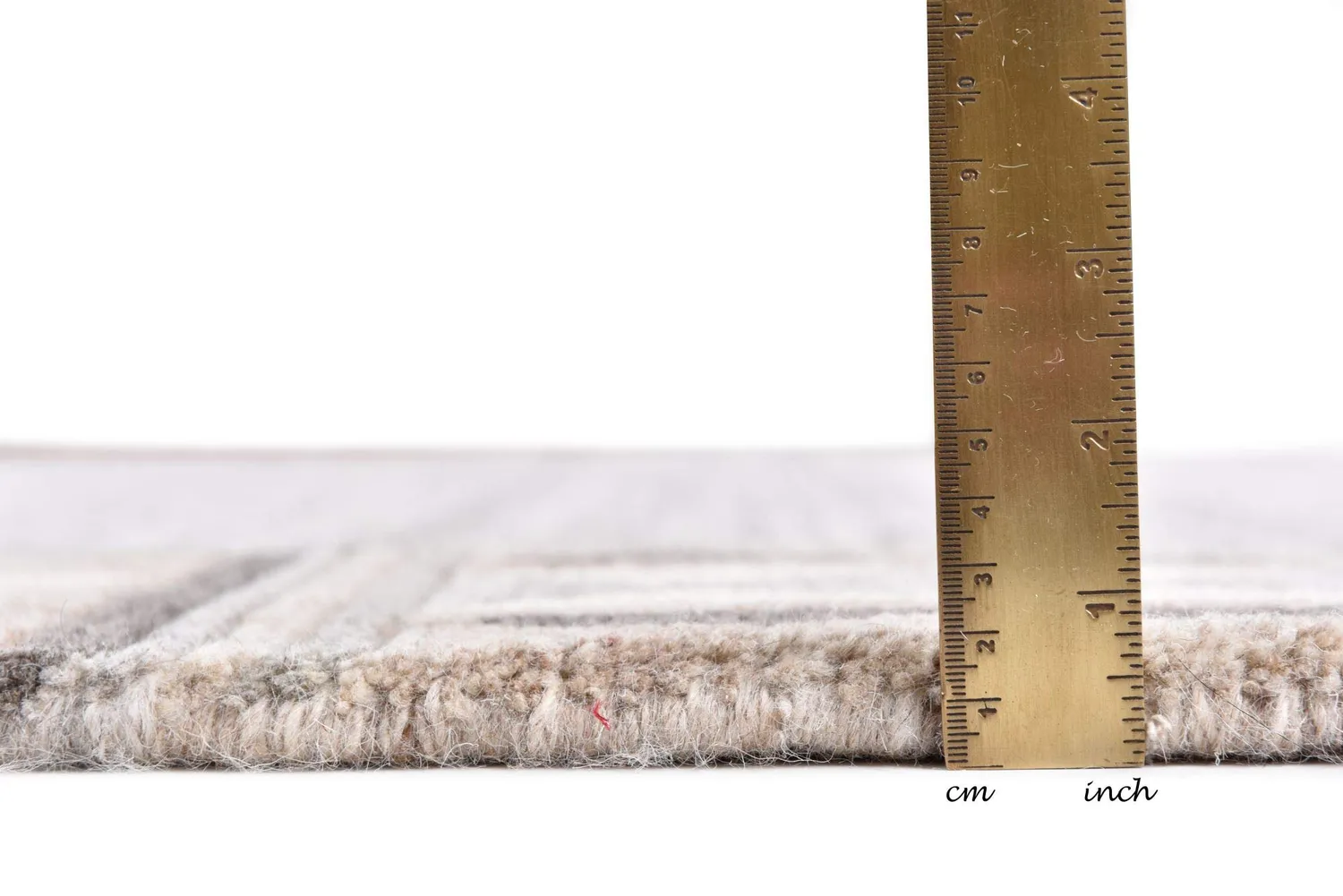 THEKO Nakarta Teppich 120x180 cm Natur Beige Schurwolle