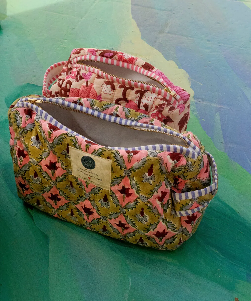 Doing Goods Molly Grande Kosmetiktasche Baumwolle Groß Bunt