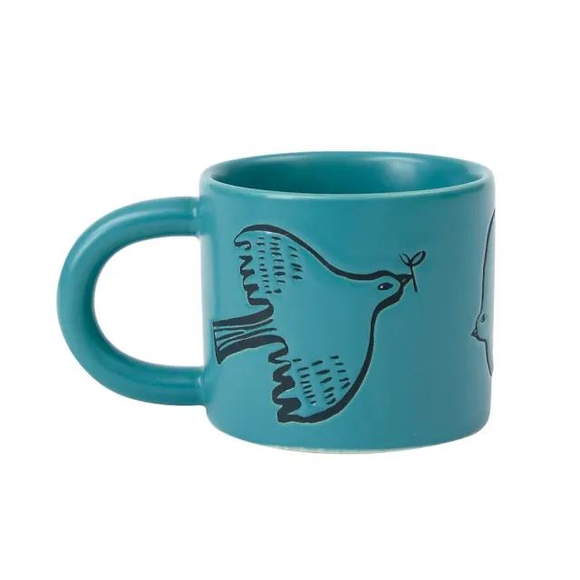 Donna Wilson Bluebird Tasse Steinzeug 9 cm blau