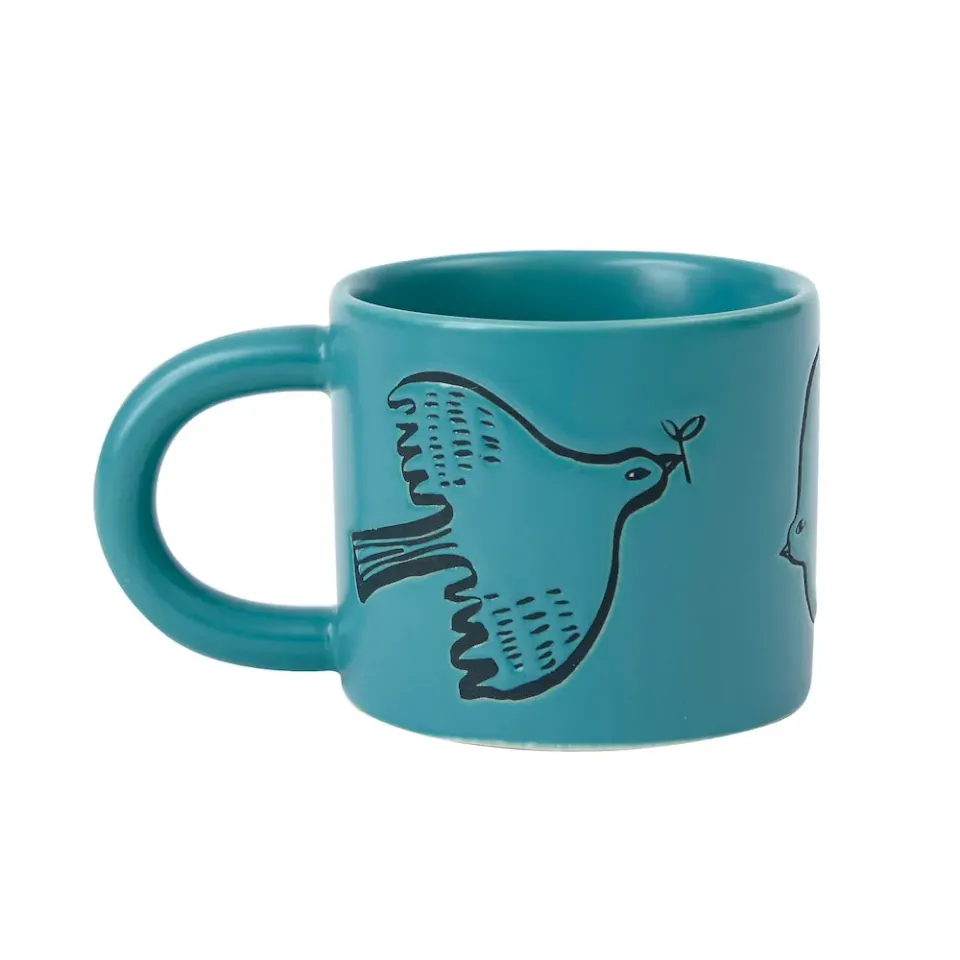 Donna Wilson Bluebird Tasse Steinzeug 9 cm blau