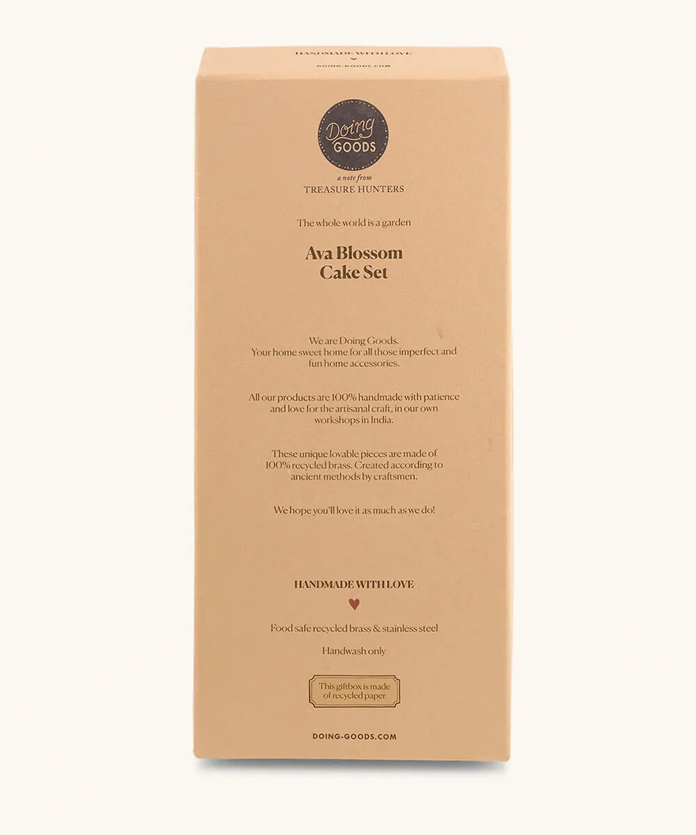 Doing Goods Ava Tortenheber Set Blume Geschenkbox