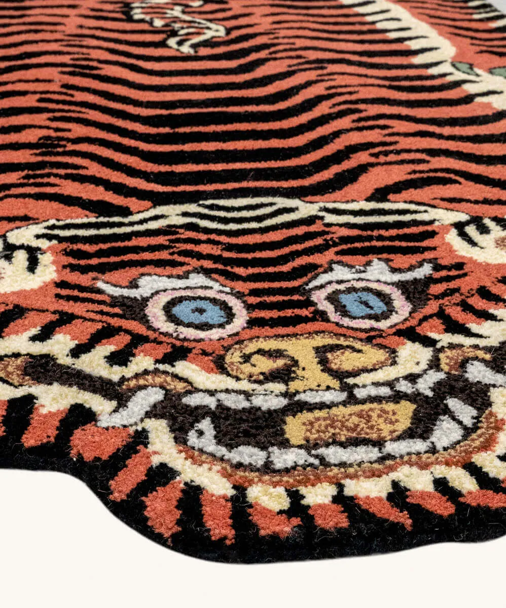 Doing Goods Santana Tiger Heritage Teppich Wolle