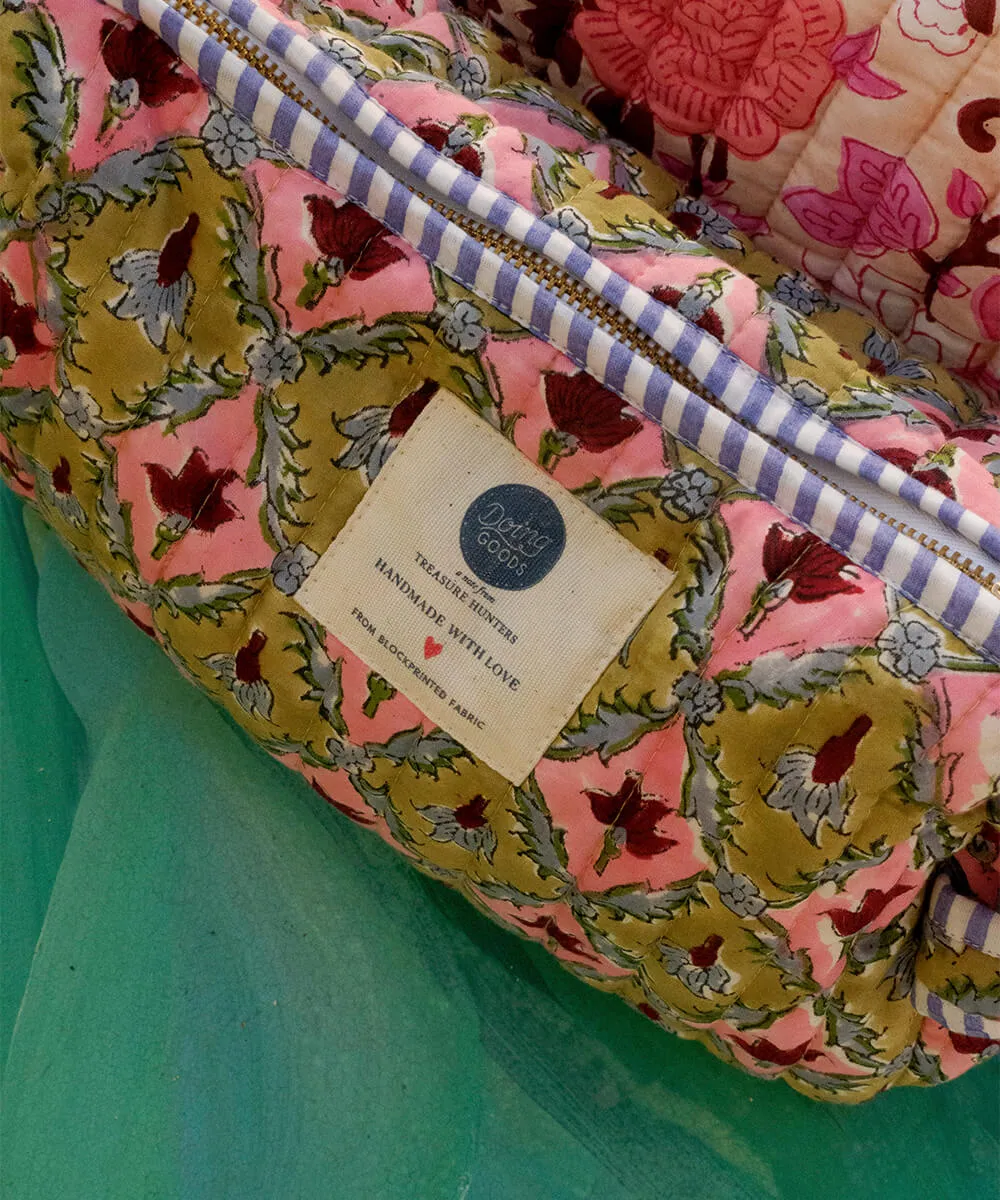 Doing Goods Molly Grande Kosmetiktasche Baumwolle Groß Bunt