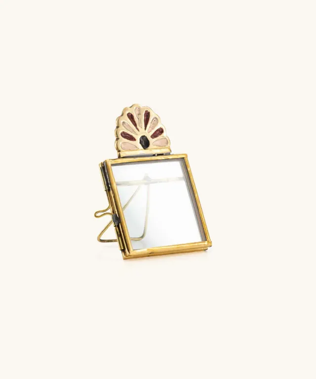 Doing Goods Rosie Roset Mini Peach Bilderrahmen Messing
