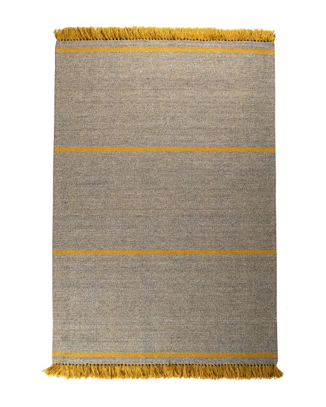 HC Interior Rugs Copenhagen 1382-080 Teppich Gelb 160x230 Wolle