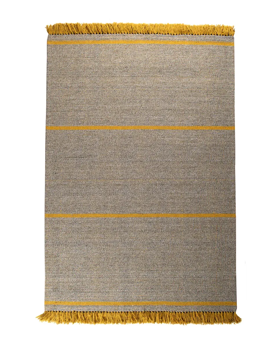 HC Interior Rugs Copenhagen 1382-080 Teppich Gelb 160x230 Wolle