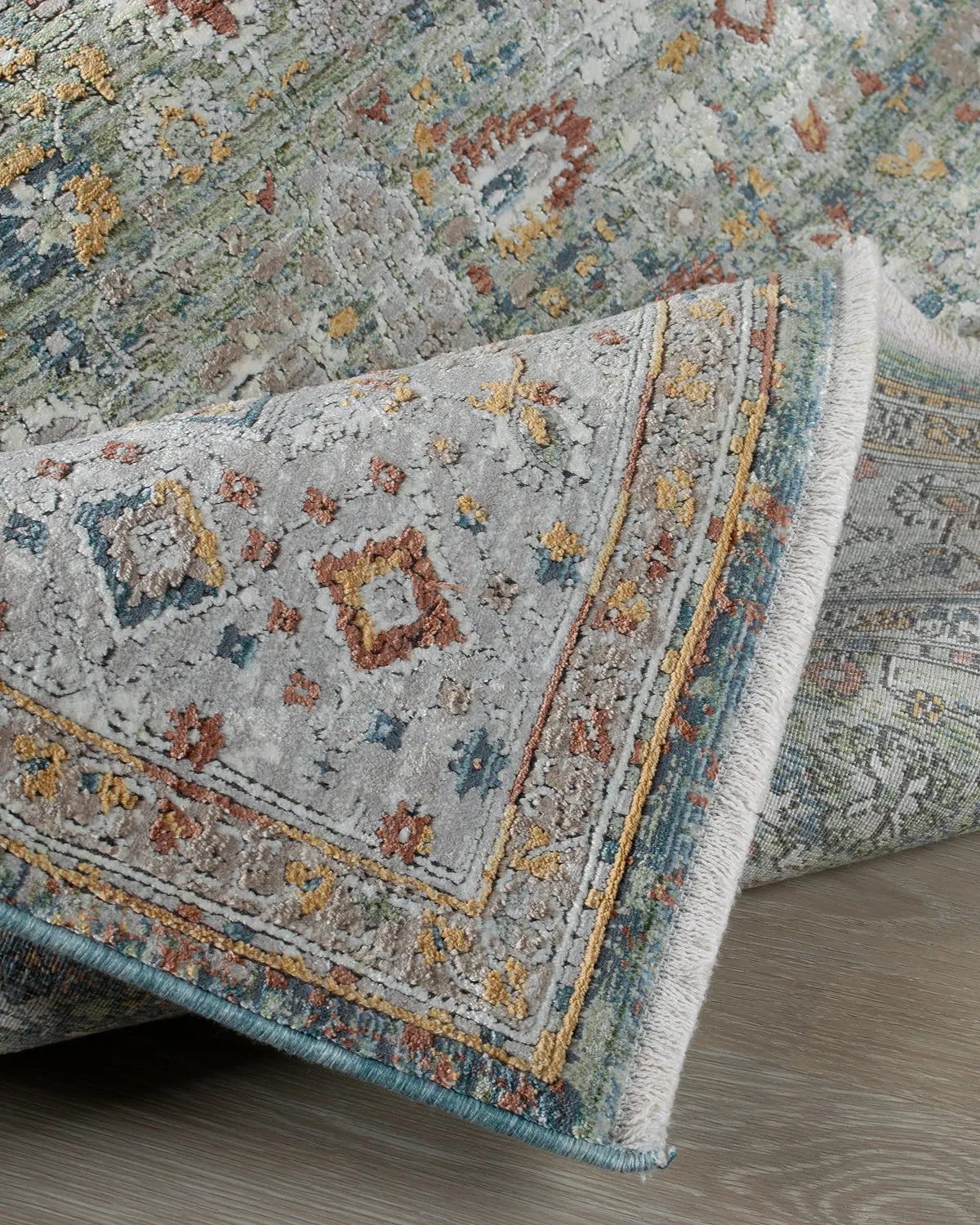 HC Interior Rugs Norwich 4477-385 Teppich Multi Viskose
