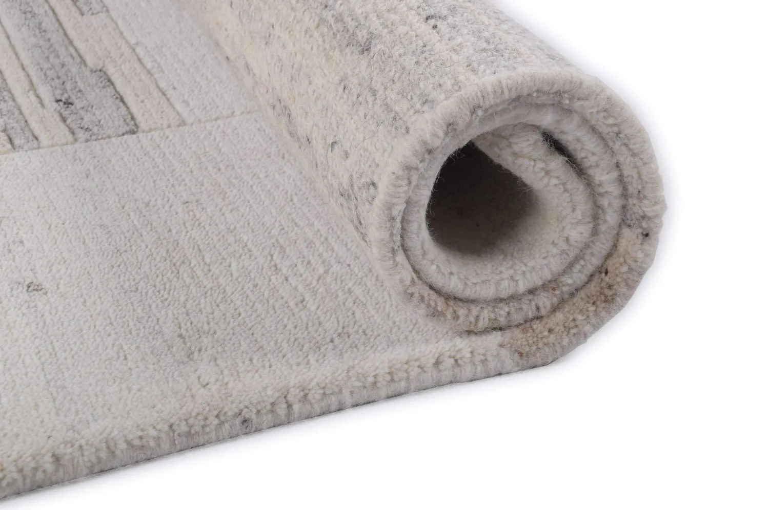THEKO Royal Natur Teppich 90x160 cm Natur Schurwolle