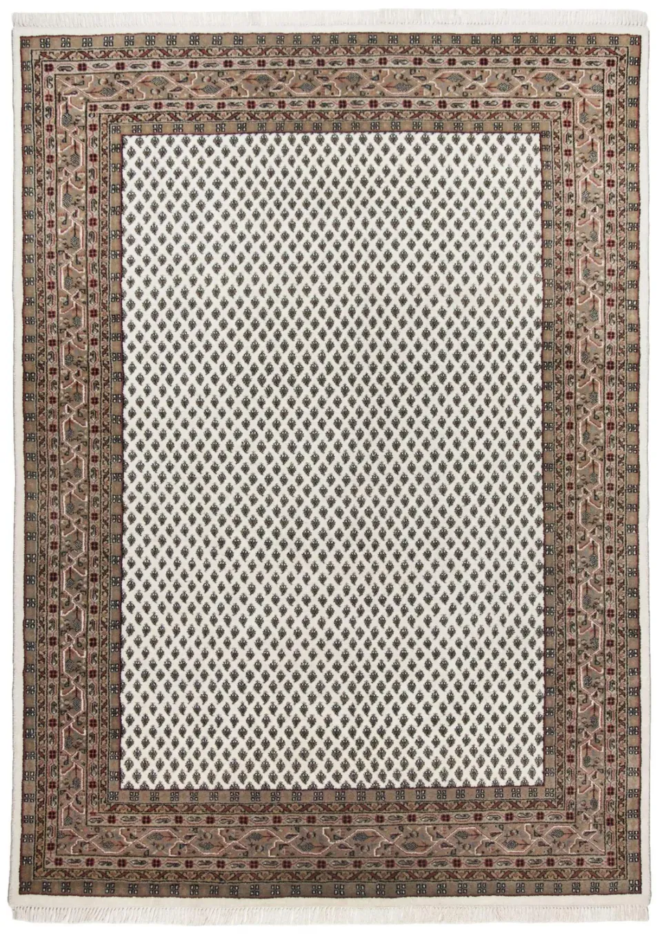 THEKO Chandi MIR Orientteppich 60x90cm beige Schurwolle