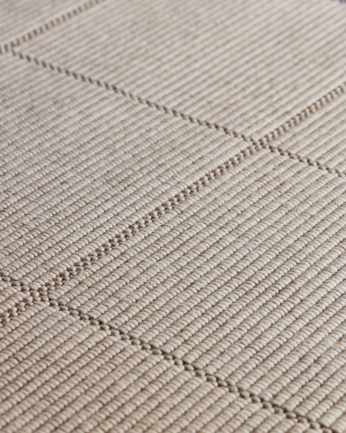 HC Interior Rugs Casablanca 15022-494 Teppich Hellgrau Wolle