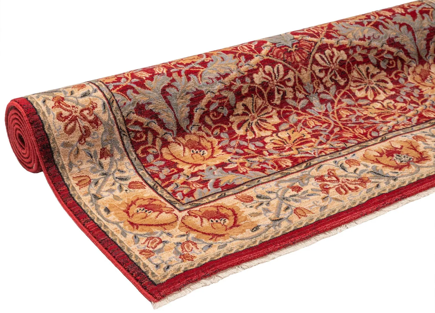 THEKO Saharna Wollteppich 60x90 cm Rot Orient-Optik