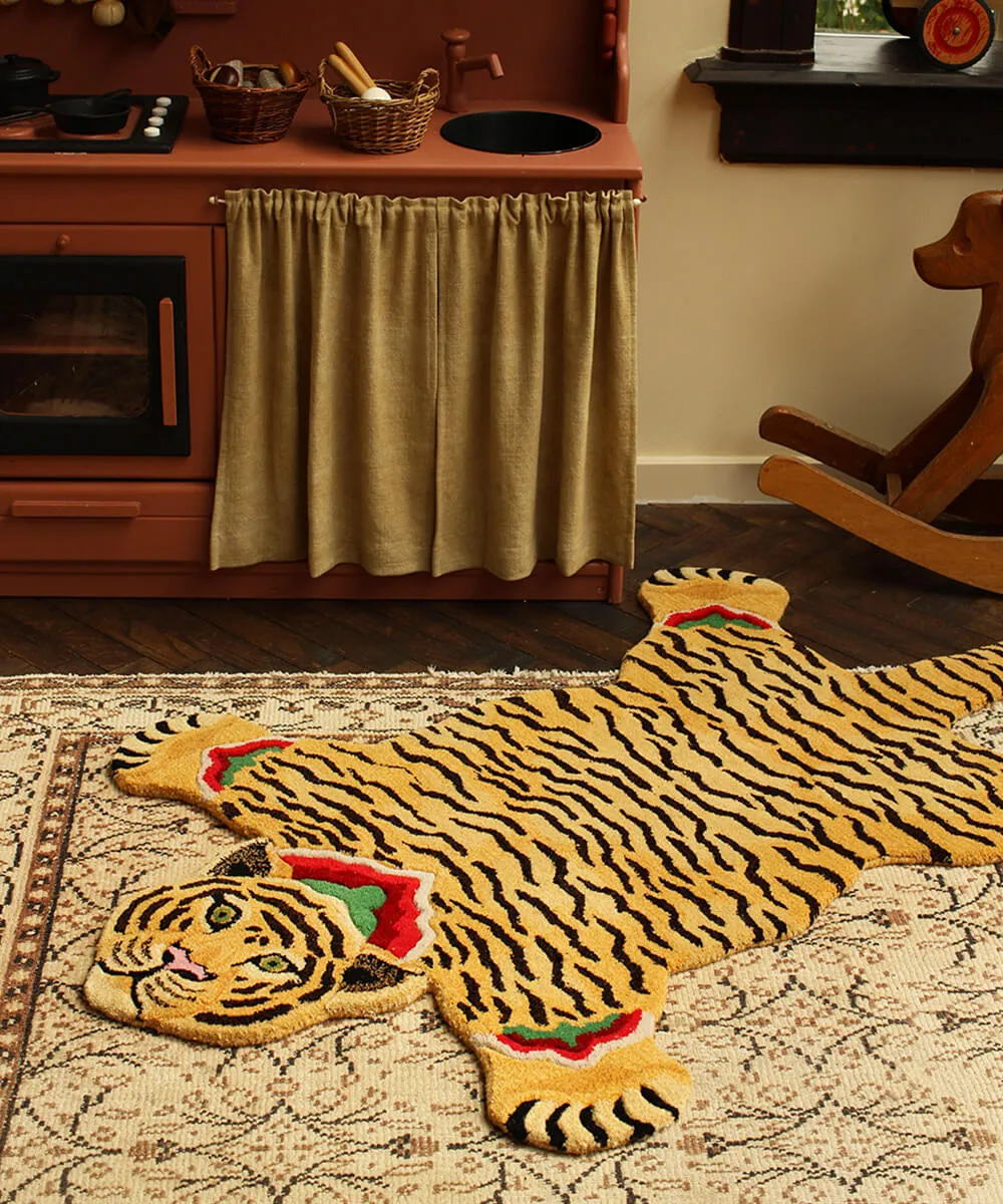 Doing Goods Babul Bombay Tiger Teppich Large Wolle