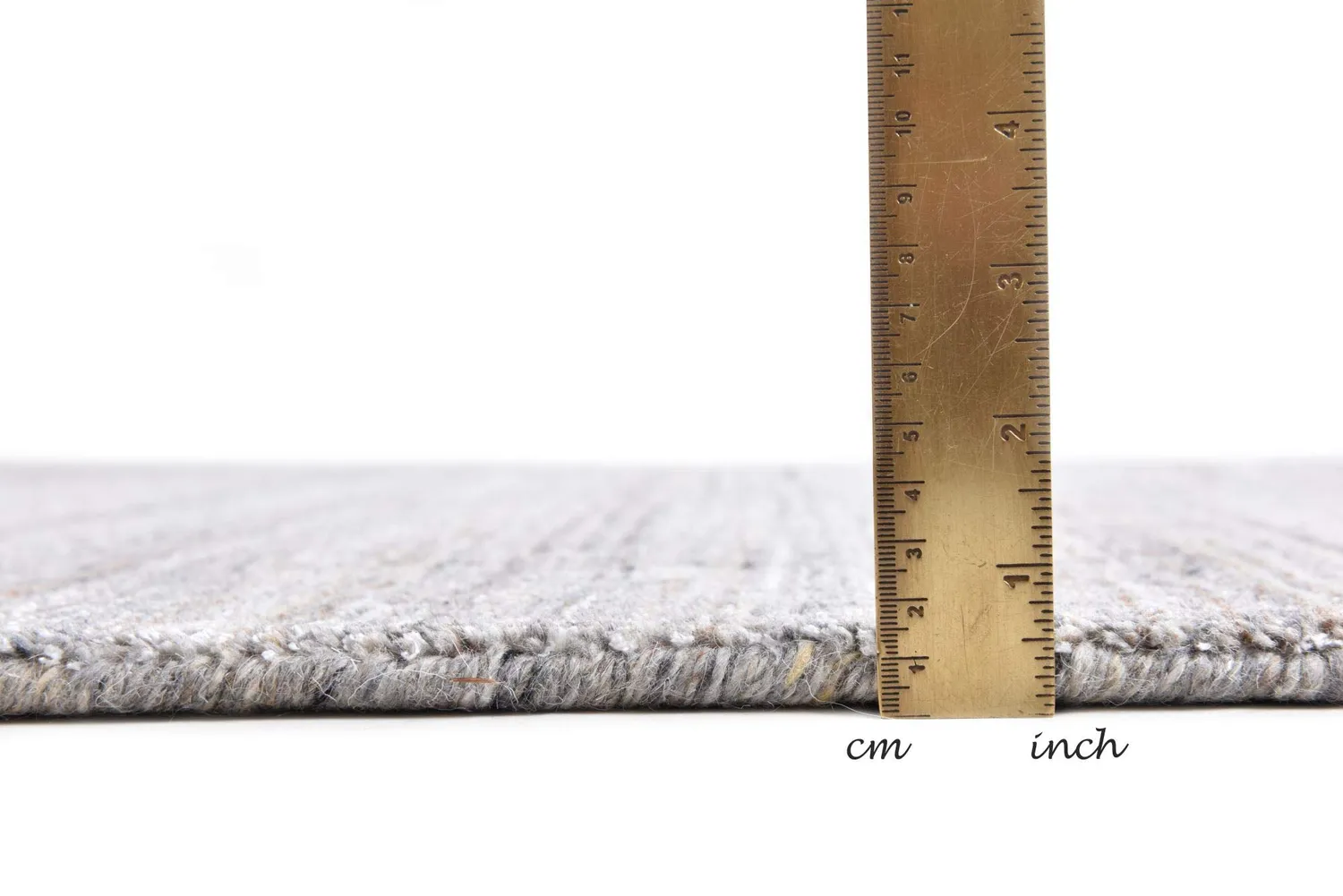 THEKO Sandiego Teppich 60x90 cm Grau Wolle-Viskose