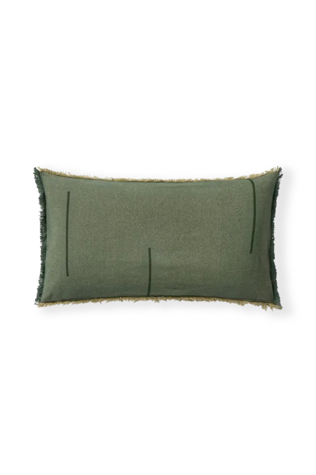 Lorena Canals Vertical Duck Green Kissen 30x50 Baumwolle