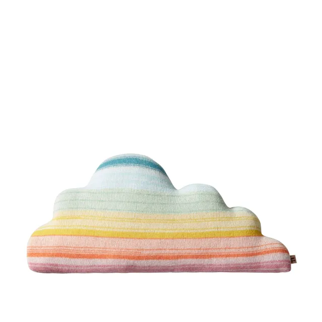 Donna Wilson Cloud Kissen Regenbogen Lammwolle 60 cm