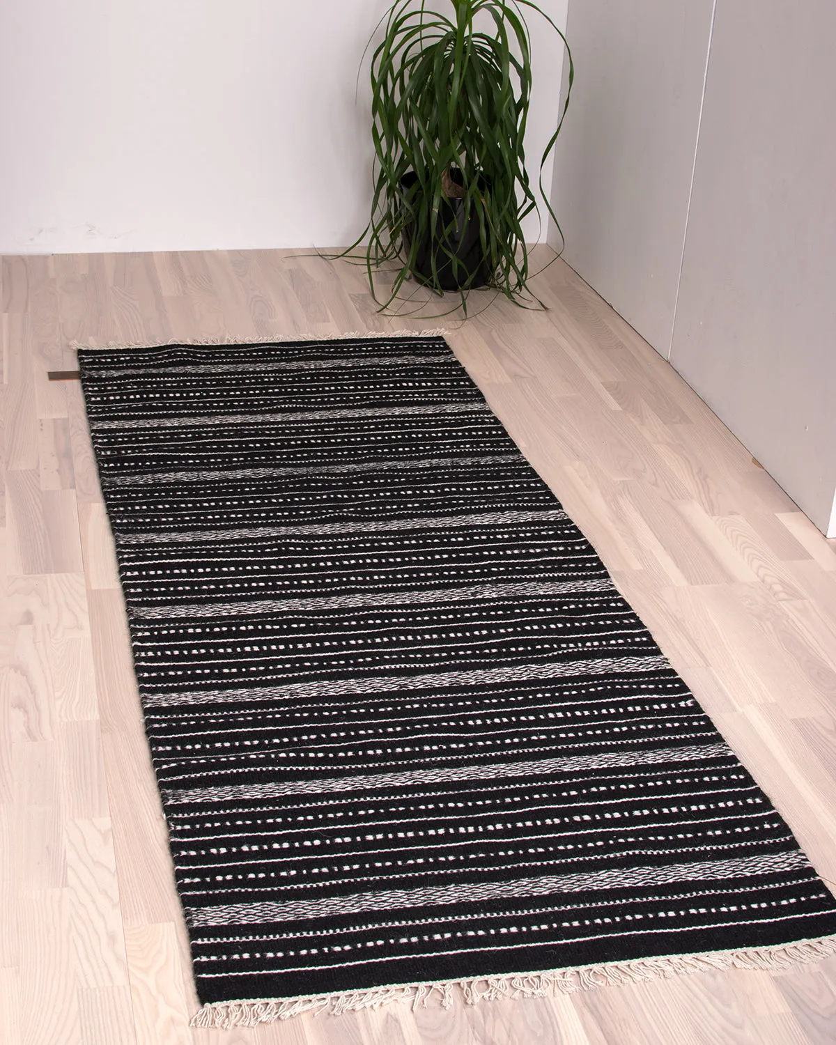 HC Interior Rugs Denver 3900-030 Kelimteppich Schwarz 160x230
