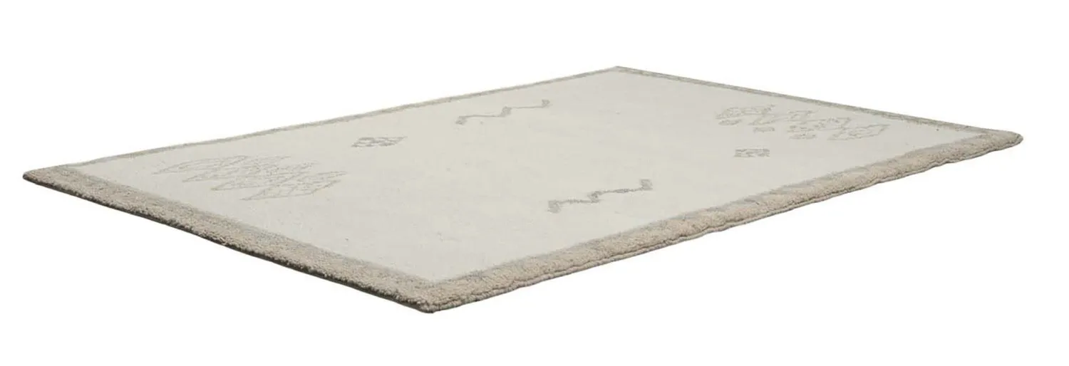 THEKO Hadj Berberteppich 90x160 Jaspe Schurwolle handgeknüpft