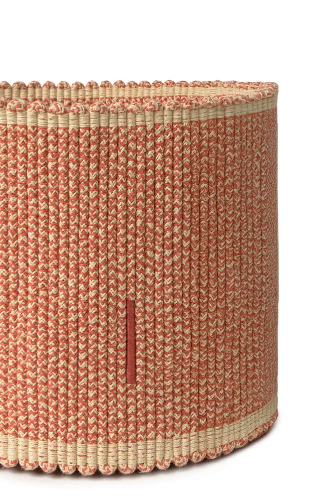 Lorena Canals Vertical Korb Ø35x25 cm Terracotta Baumwolle