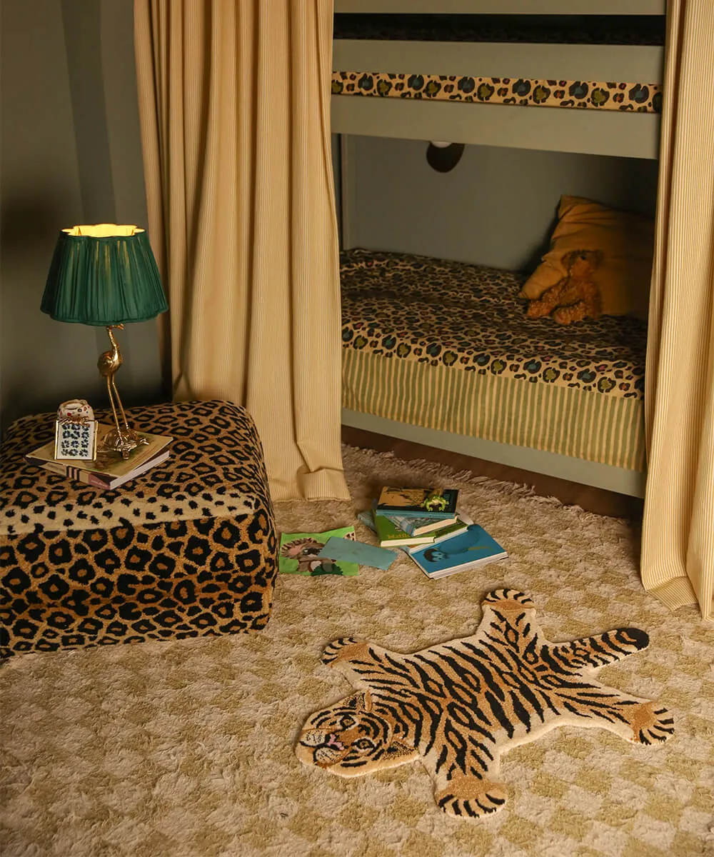 Doing Goods Tapis Amis Drowsy Tiger Small Teppich Wolle