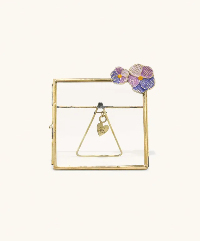 Doing Goods Valery Violet Polaroid Bilderrahmen Gold