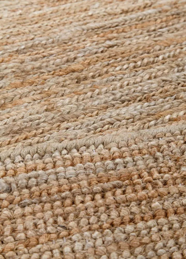 Amini Saya Teppich Natural 250x200 aus Jute
