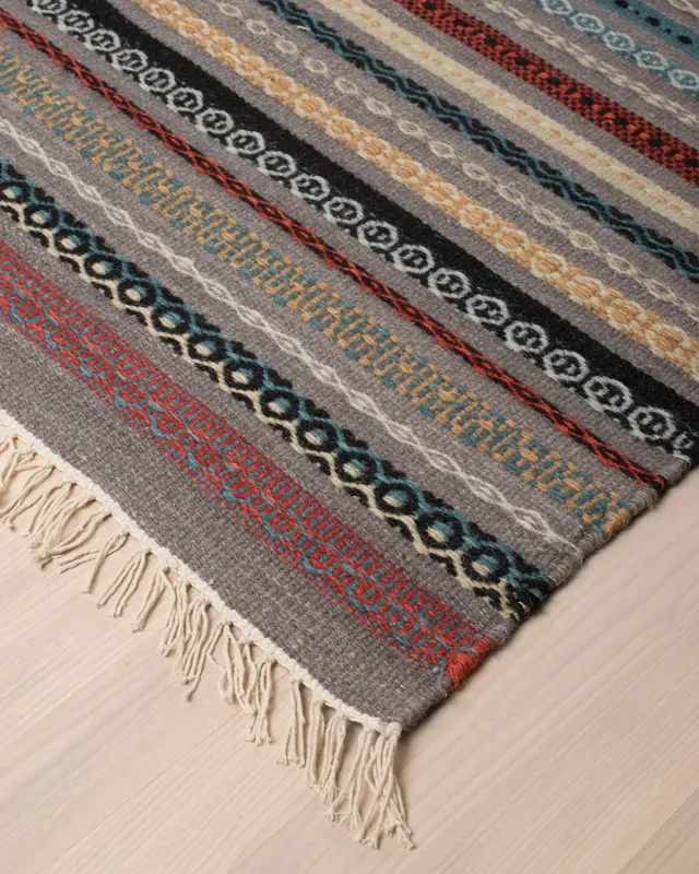 HC Interior Rugs Denver 5900-080 Kelim Multi 140x200 Fransen