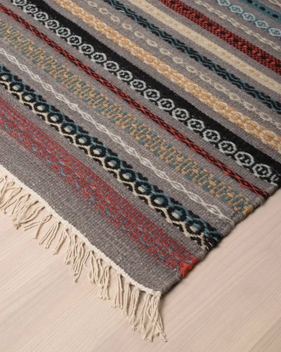 HC Interior Rugs Denver 5900-080 Kelim Multi 140x200 Fransen