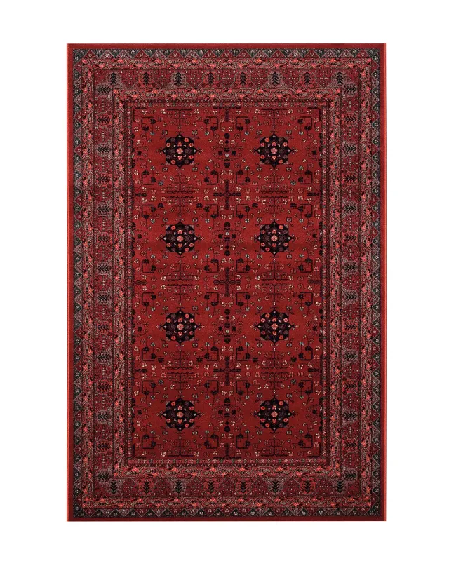 HC Interior Rugs Napoleon 43002-300 Teppich Red Wilton-Wolle