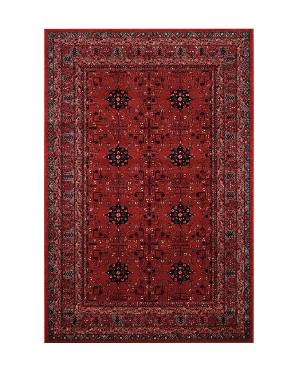 HC Interior Rugs Napoleon 43002-300 Teppich Red Wilton-Wolle