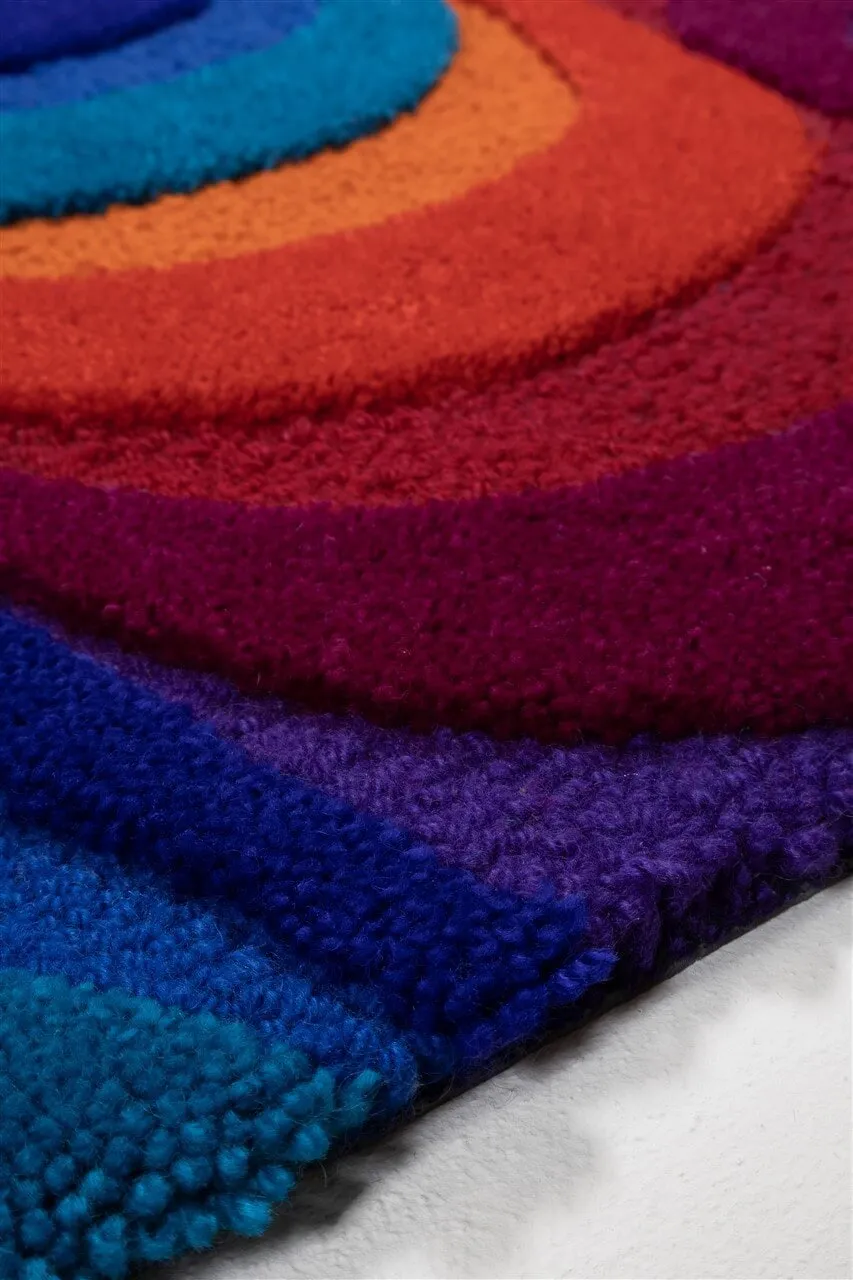Amini VP Domino Wave Teppich 60x60cm Wolle