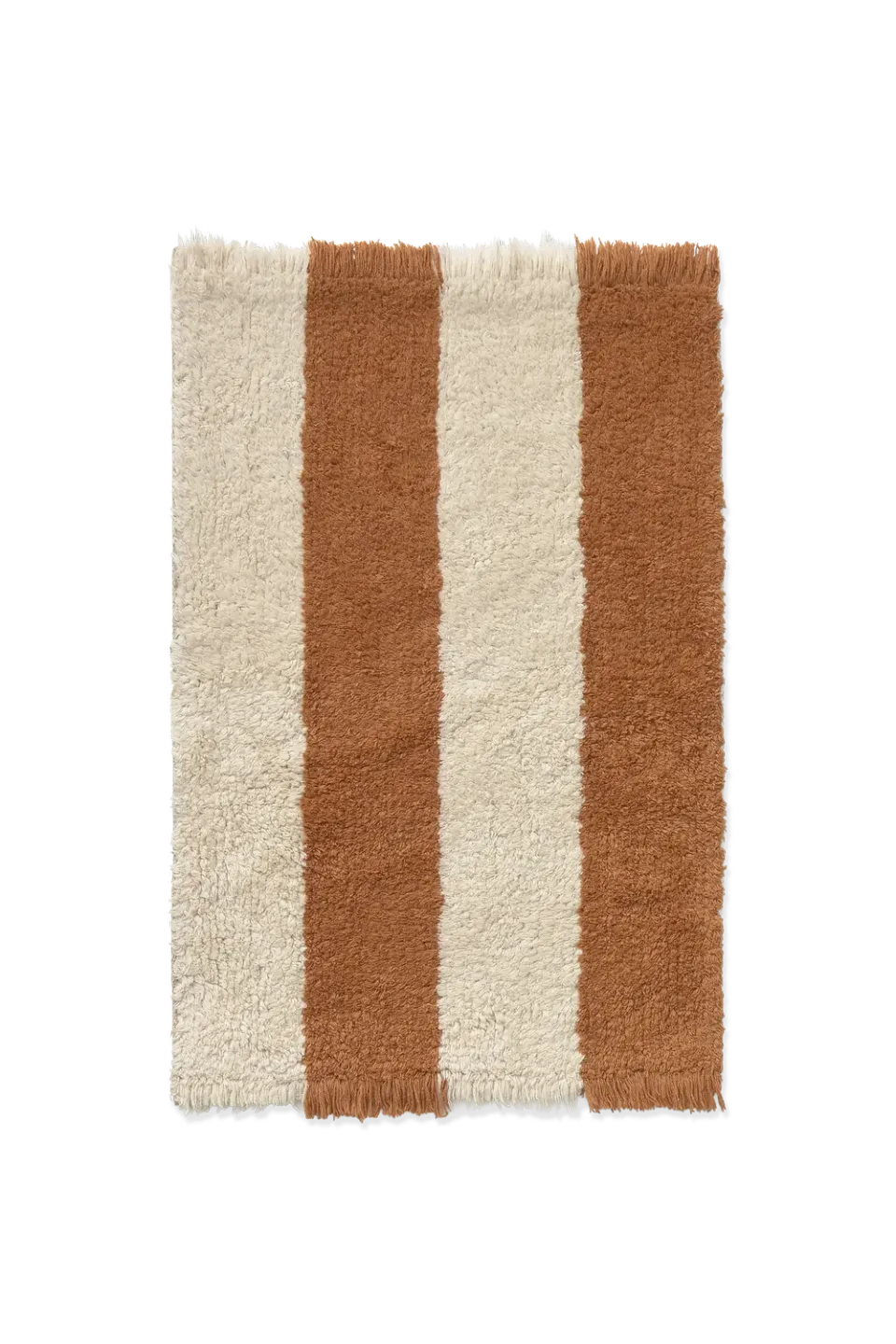 Lorena Canals Cabana Lines Cotton Muster Natural Ochre