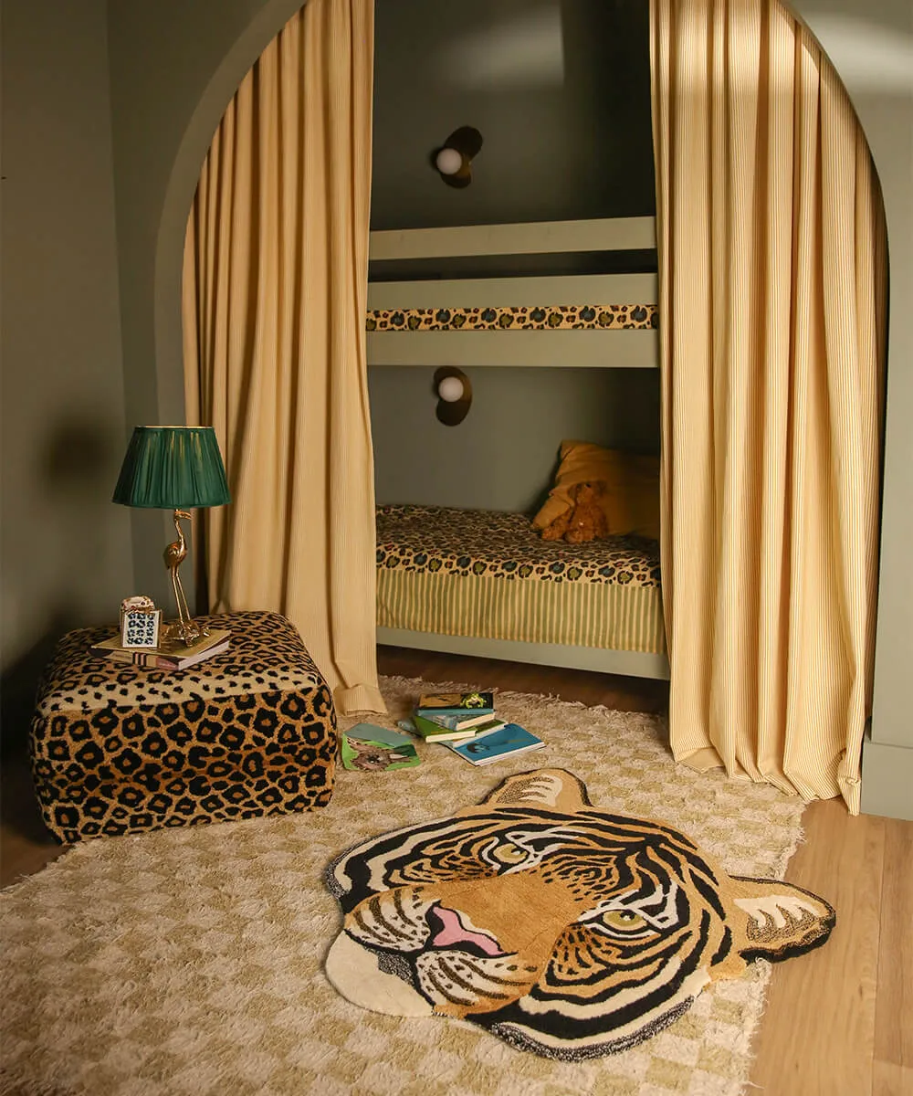 Doing Goods Tapis Amis Rajah Tiger Large Teppich Wolle