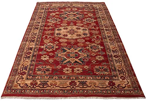 THEKO Saharna Wollteppich 80x150 Rot Schurwolle