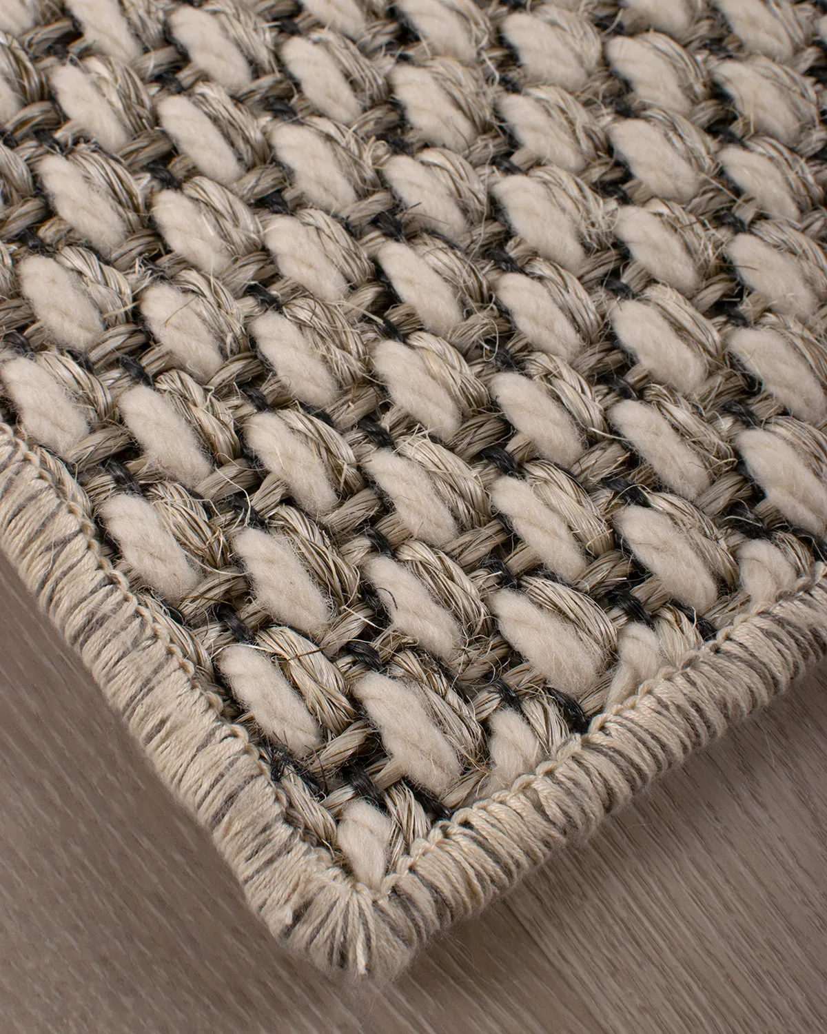 HC Interior Rugs Rivo 2680-220 Teppich Marble White Sisal