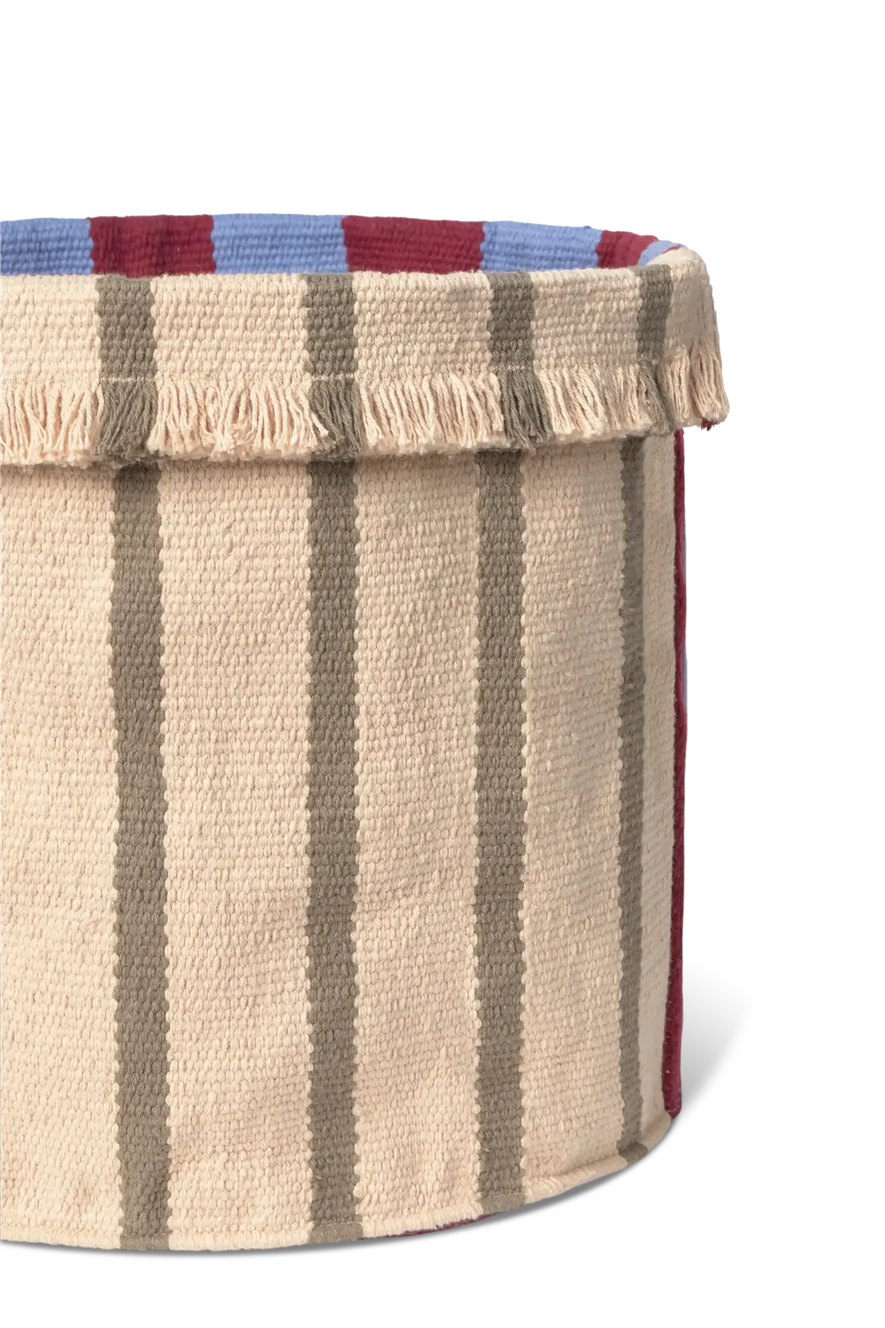 Lorena Canals Tall Indigo Blue Korb 35x35 Baumwolle