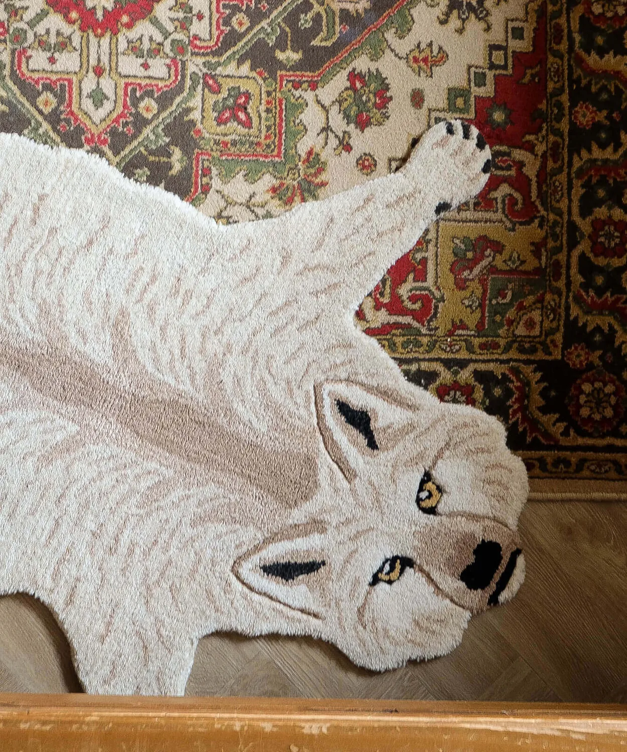 Doing Goods Woozy Wolf Teppich Large Wolle