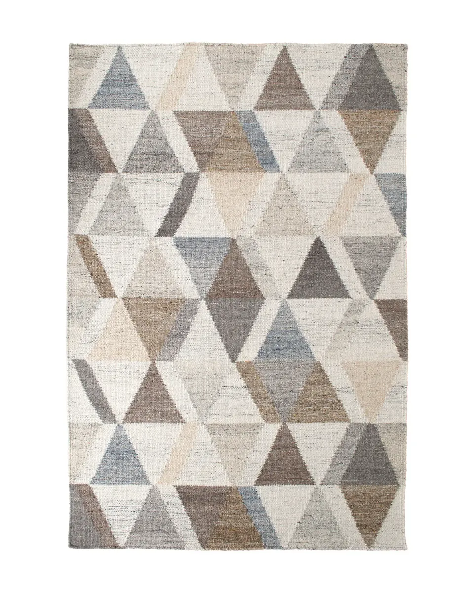 HC Interior Rugs Milo 2780-249 Kelim Stone Multi Wolle