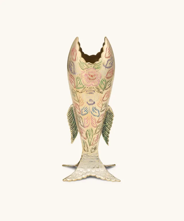 Doing Goods Miracle Fisch Vase Blumenvase handgemacht