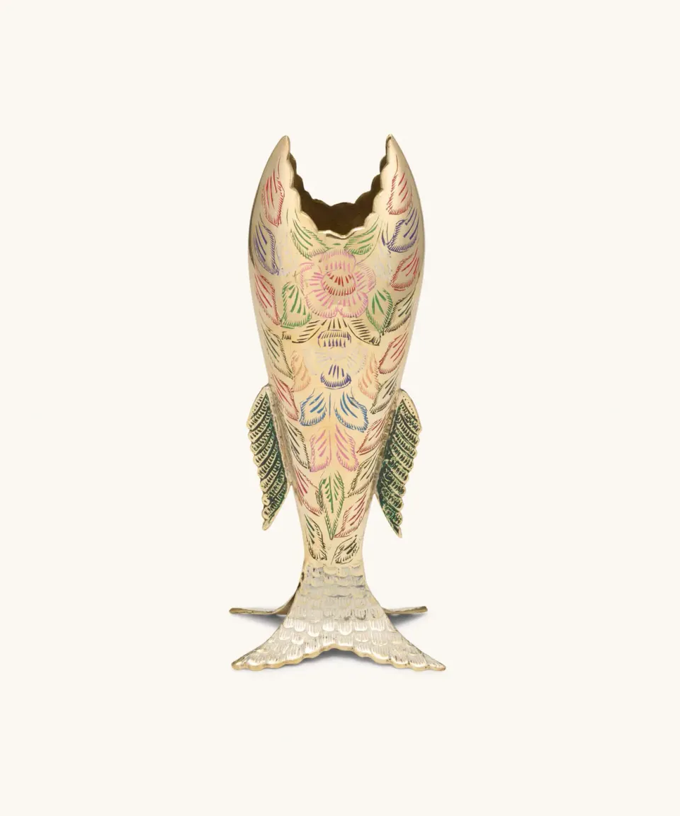 Doing Goods Miracle Fisch Vase Blumenvase handgemacht