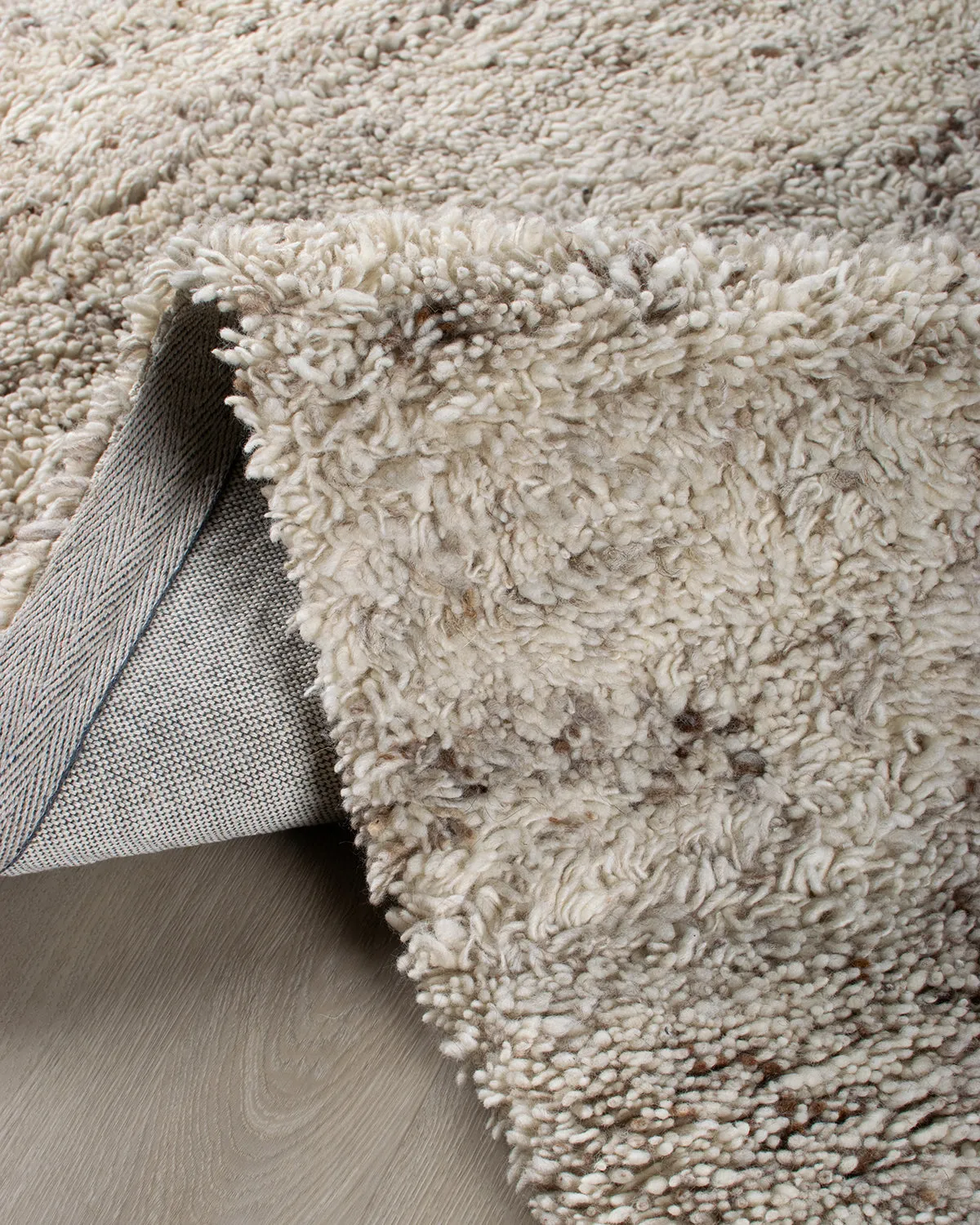 HC Interior Rugs Cambridge 1295-206 Teppich White Brown Wolle
